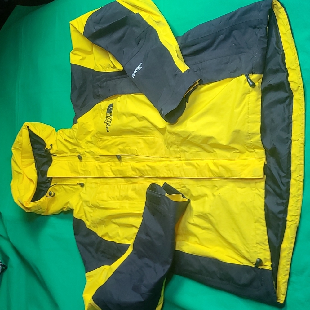 The North Face Summit Series Men's Yellow and Black Jacket